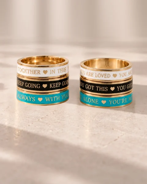The Honest Jeweler Ever Enamel spinner rings