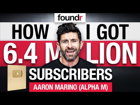 How to Get MILLIONS of YouTube Subscribers | Alpha M Interview w/Aaron Marino