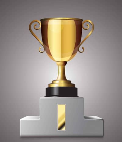 There are no participation trophies in entrepreneurship. When you succeed, you'll know it's worth celebrating. (Image credit to Wikirishiaacharya.)