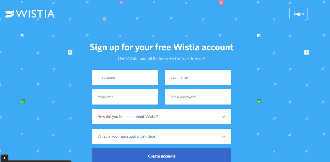 profitable landing page wistia