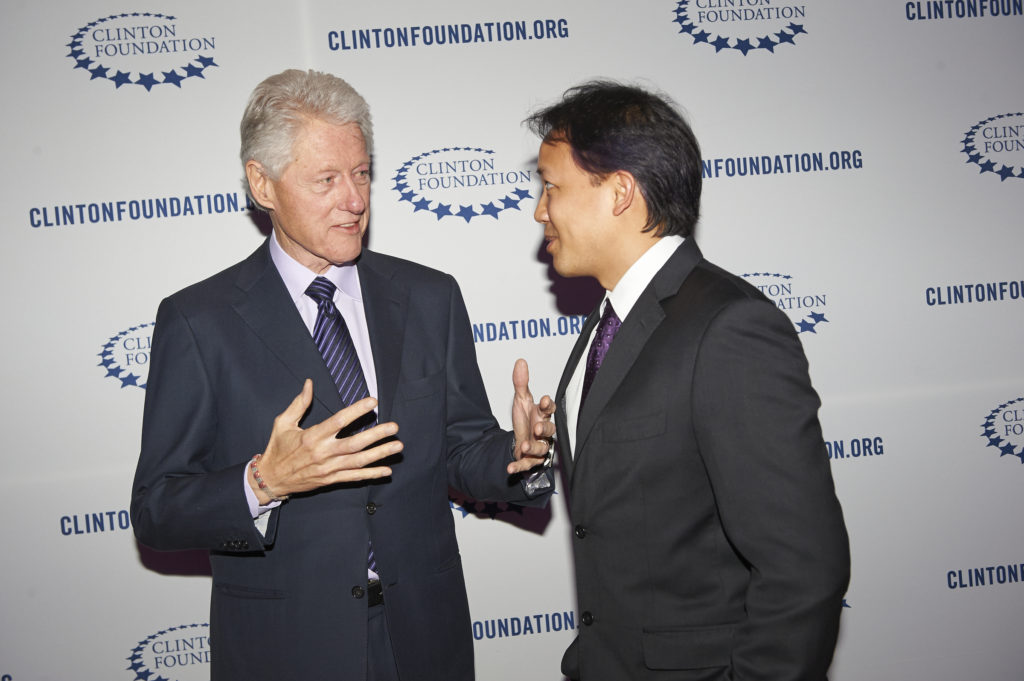 Jim Kwik with Bill Clinton