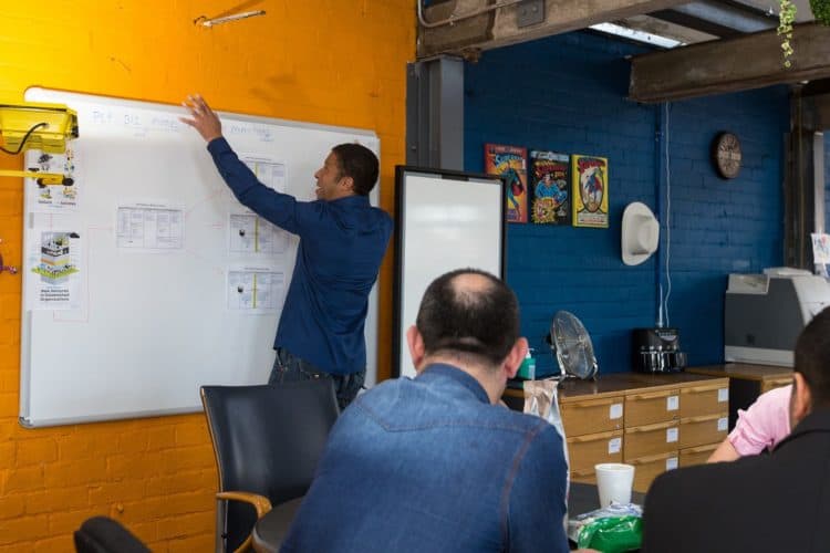 Marketing strategy planning strategy whiteboard