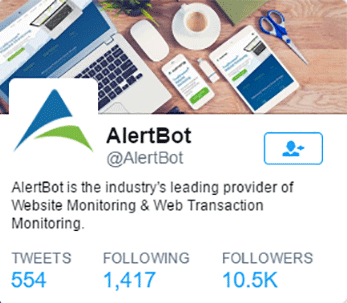 Email list- AlertBot Twitter Bio 