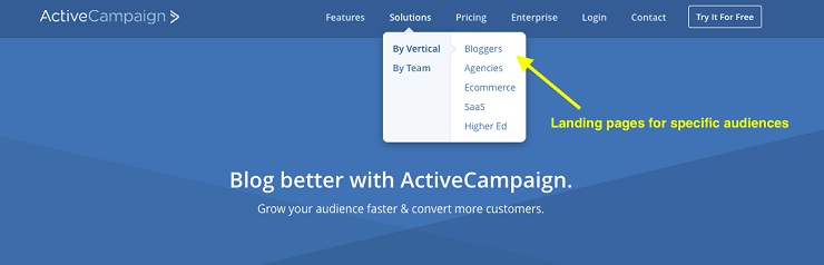 start a business- Active Campaign Screenshot