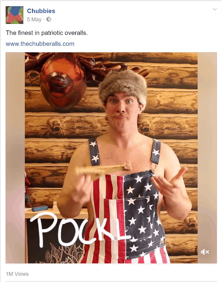 Be remarkable- Chubbies Facebook Video