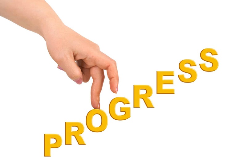 Fear of leading- hand and the word progress