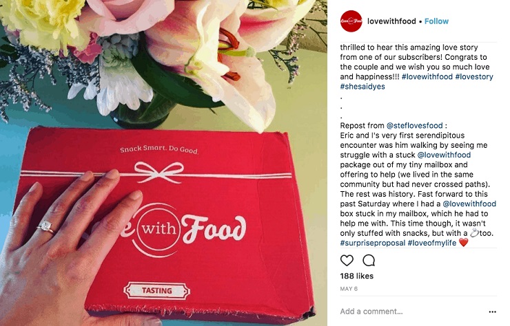 Startup brand messaging mistakes- Love With Food Instagram Post