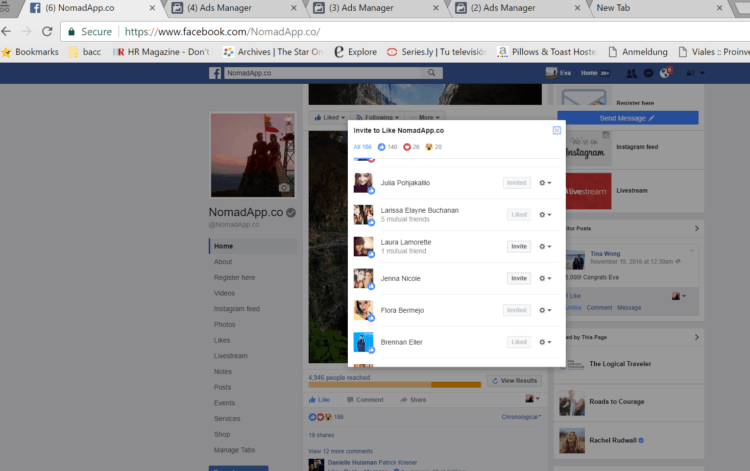 Croissance-pirater votre page Facebook- Page Facebook NomadApp.Co