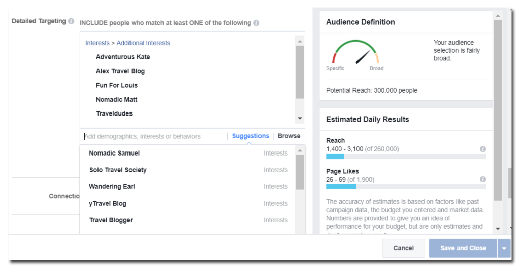 Croissance-pirater votre page Facebook - Facebook Targetting