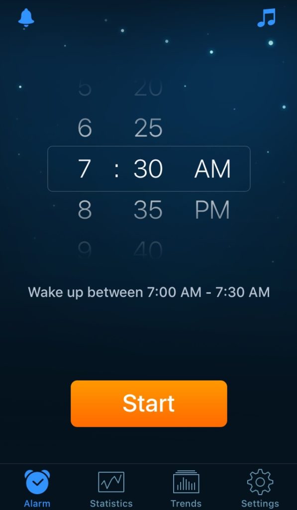 Sleep Cycle is an app that helps you track your sleep patterns to develop healthy sleep habits