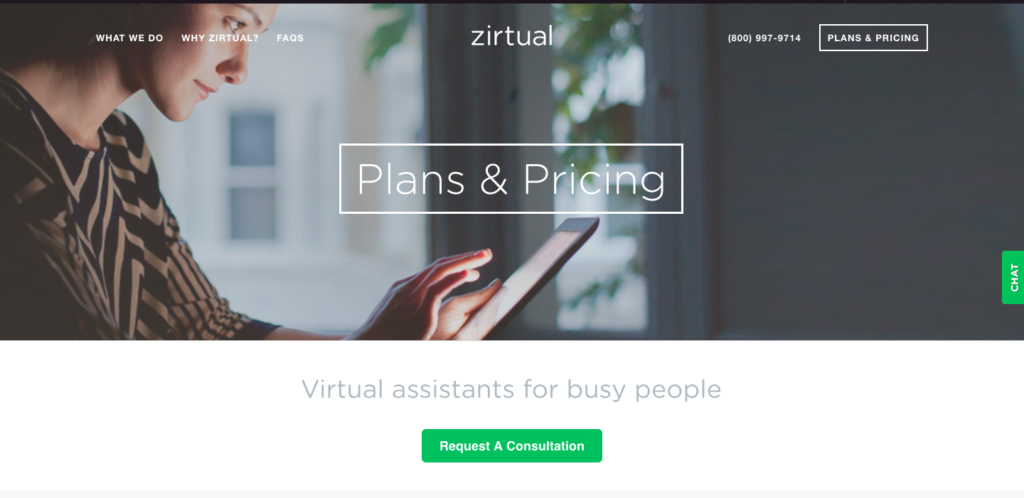 Zirtual helps you find virtual assistants, which can help you develop healthy sleep habits