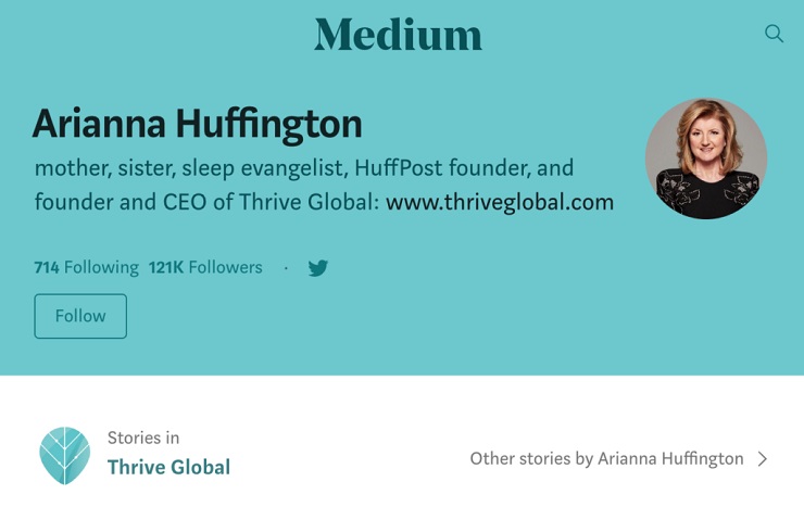 Medium is a great way to start a free blog to help with personal branding