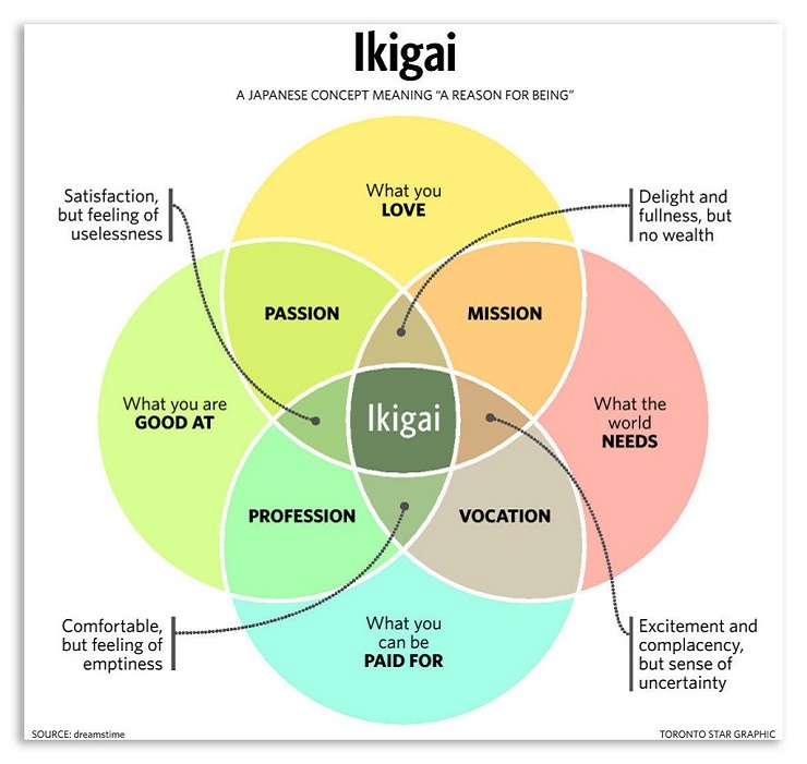 Use the concept of ikigai in building resilience