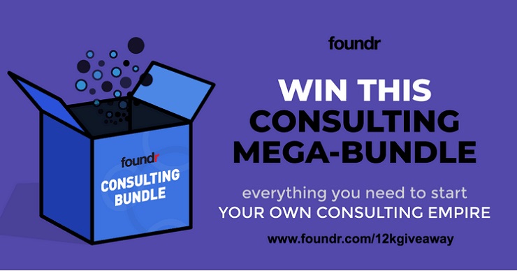 Build your audience Foundr product giveaway