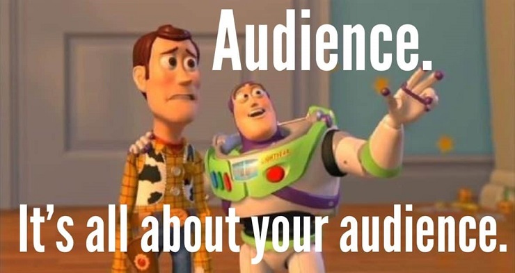 Building an audience audience meme