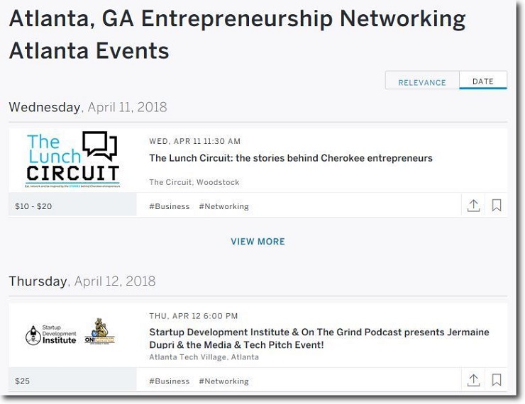 Fear of failure in business atlanta networking events