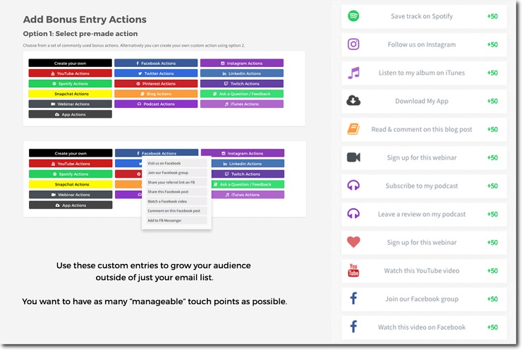 How to build an audience on social media bonus entries by vyper
