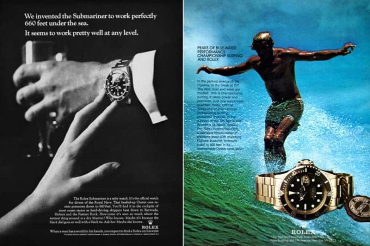 Sell you that status by Rolex