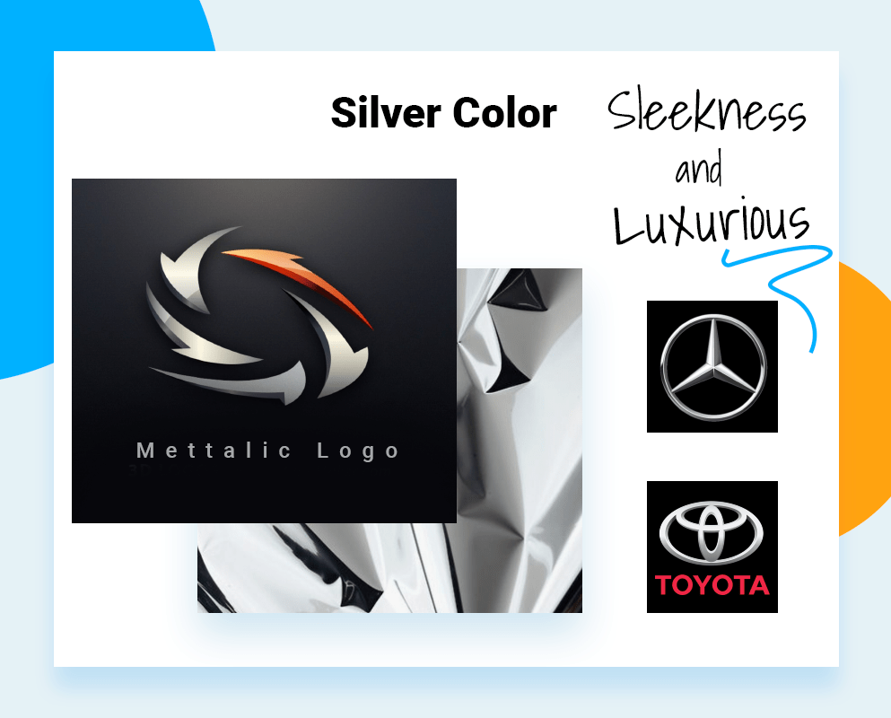 best logo colors - example sleekness and luxurious