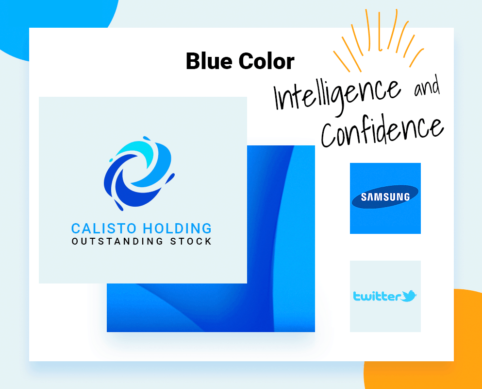 best logo colors blue color example
