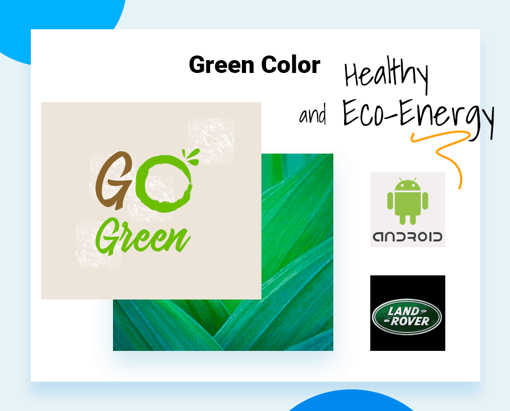 best logo colors green color example