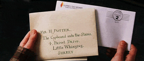 Business storytelling harry potter letters gif