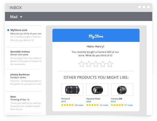 email upsells slide for Yotpo showing ecommerce growth hacks