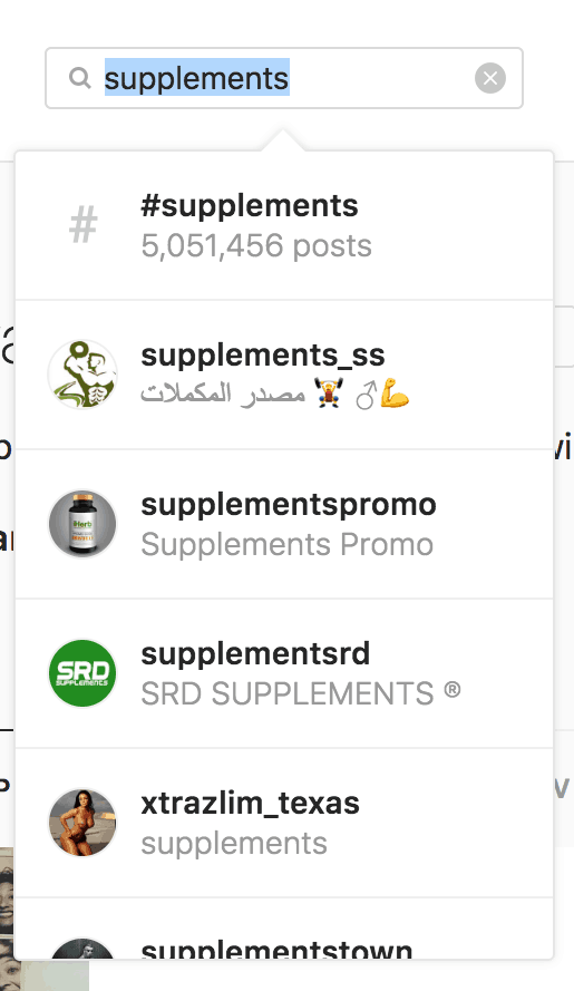 instagram search bar Ecommerce growth