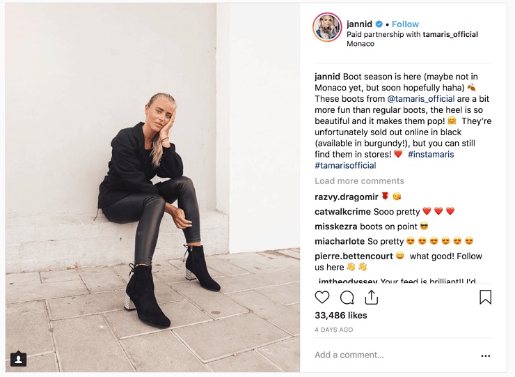 growing an ecommerce brand using instagram influencer