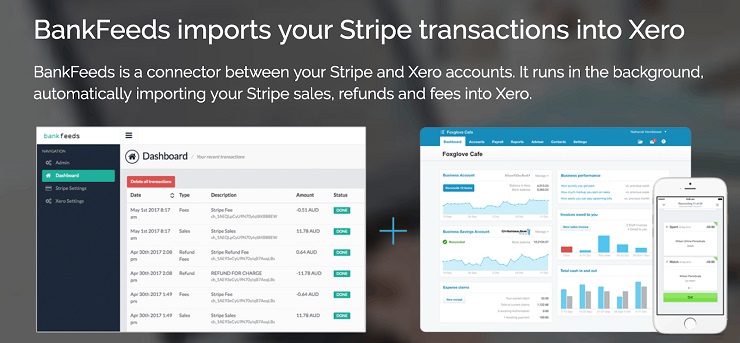 BankFeeds imports Stripe transactions