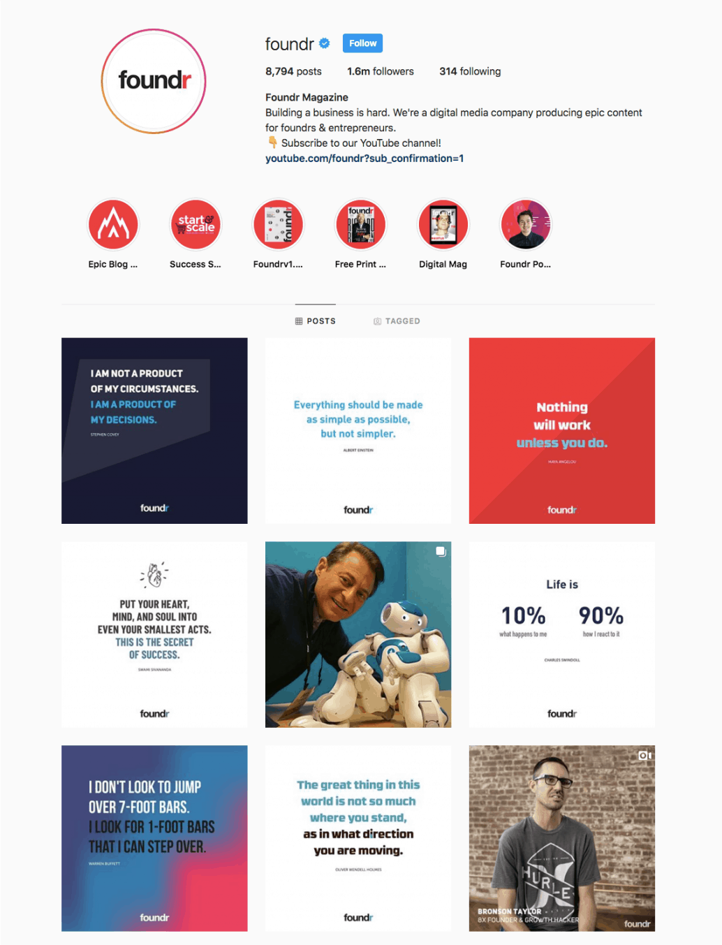 foundr instagram