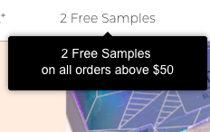 Free samples or gifts for minimum orders are also a smart tactic to get more ecommerce sales