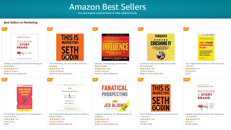 Amazon Best Sellers to help you become a thought leader
