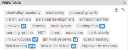 Mindvalley’s Video Tags