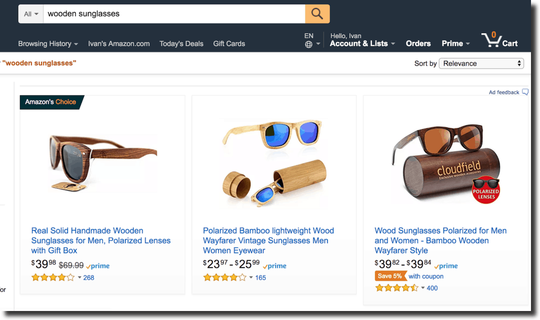 wooden sunglasses grow ecommerce sales