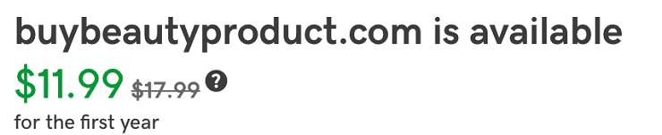 BuyBeautyProducts.com domain is available