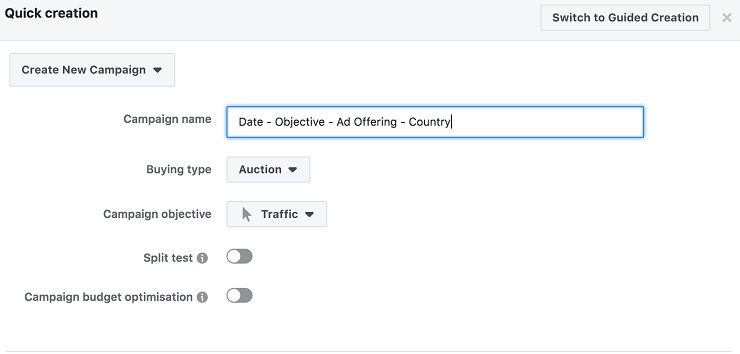 Setting up a Traffic-Optimized Campaign