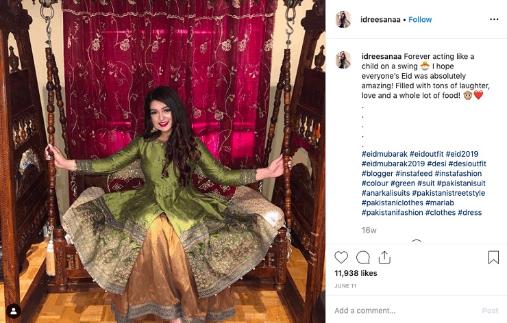 Toronto-based fashion and makeup blogger Anaa Idrees