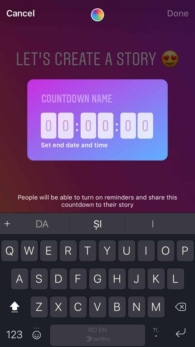 add the countdown timer, and format it