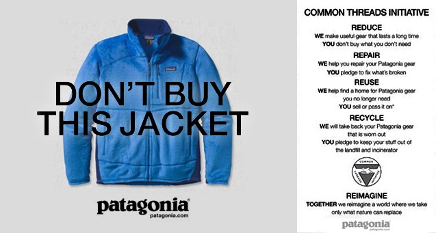patagonia Dont Buy This Jacket Ad 2