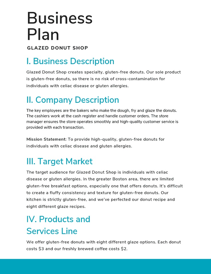 business plan example