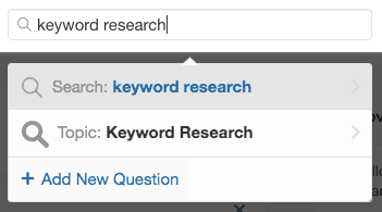 Search for Keyword Research on Quora