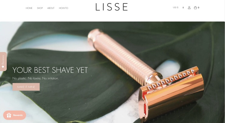 Lisse Bringing a touch of Luxury to Womxn s Eco friendly Shaving