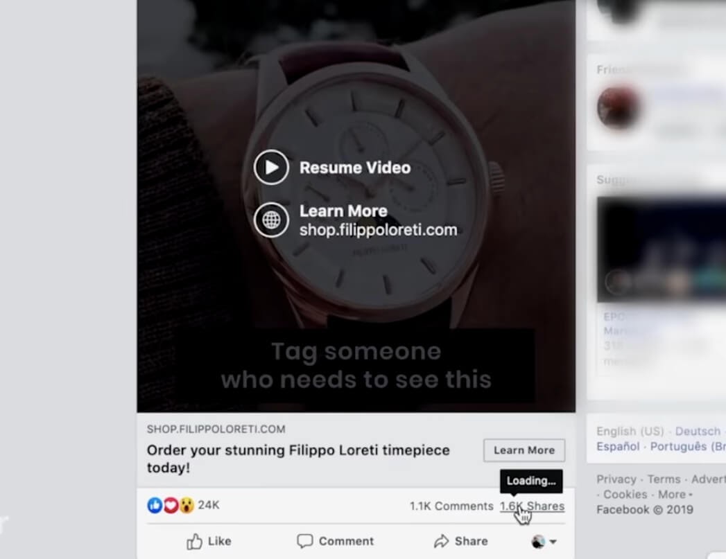 Men’s Luxury Watches ad