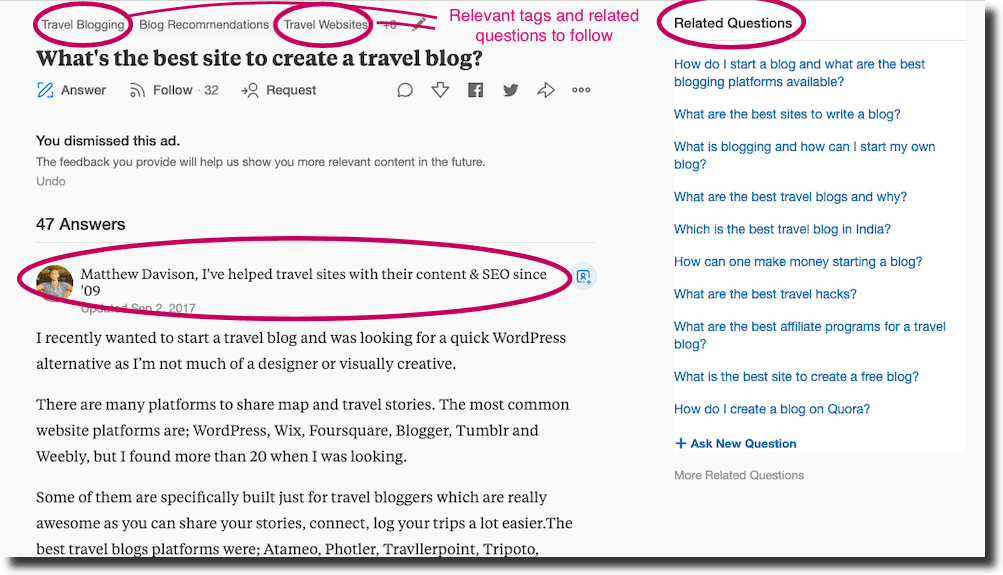 Reached A Freelancer Income Plateau Here S A 3 Step Plan To Make - answer quora questions around topics your niche is interested