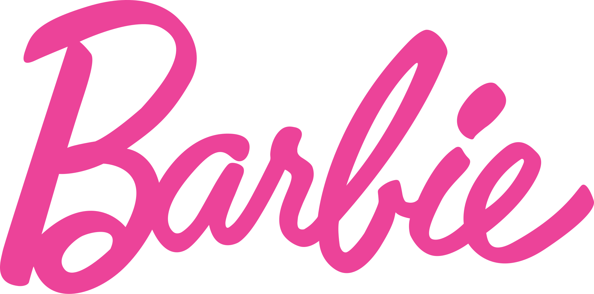 barbie logo color pink branding