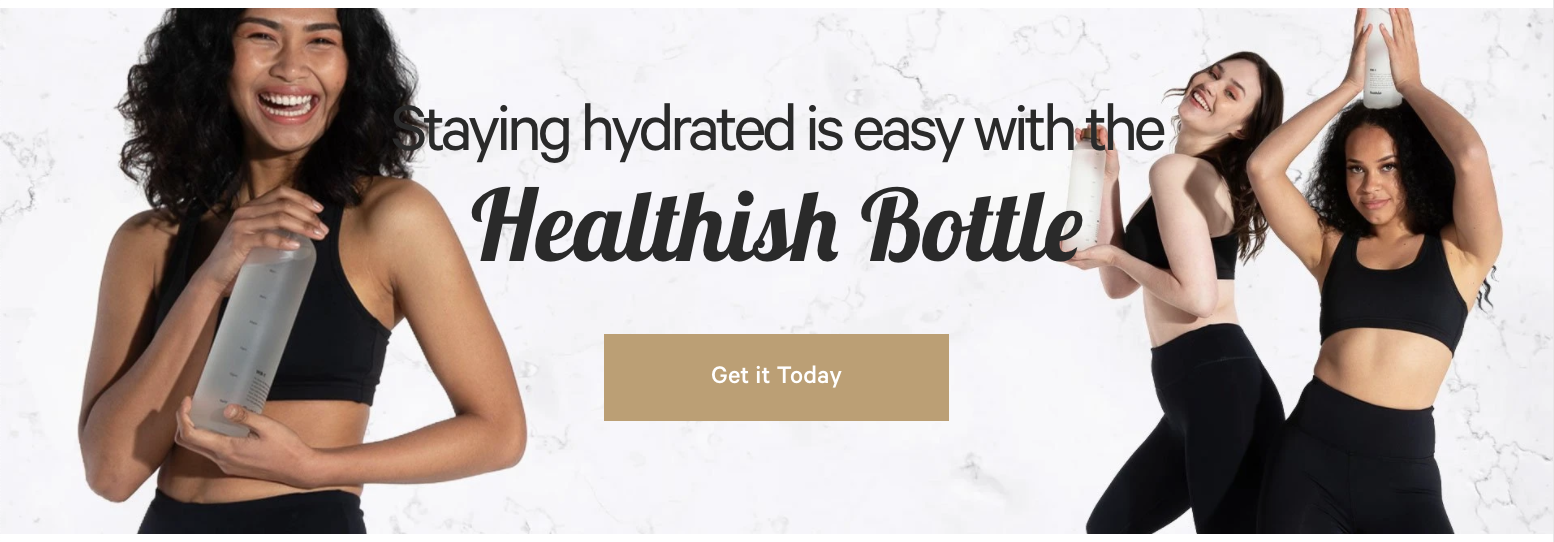 Healthish Bottle Branding Sales Shopify Funnel