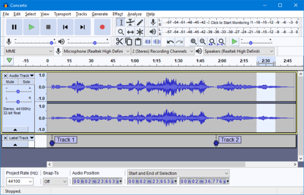 ffmpeg audacity 32 bit