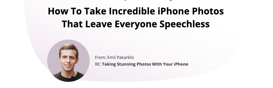 emil parkarlis iphone photography course rcf