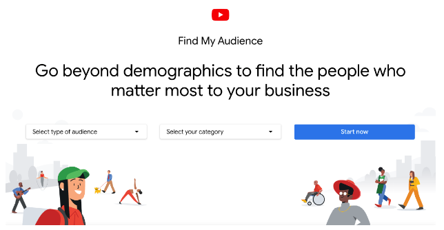 Google's Find My Audience tool for YouTube 